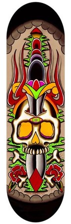Tattoos - skateboard deck #1 - 38875